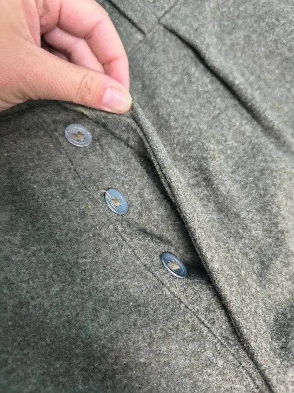 1953 True Vintage Swedish Crown Military Wool Army Cargo Pants 50s Trousers